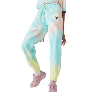 Playboy X Missguided Tie Dye Joggers